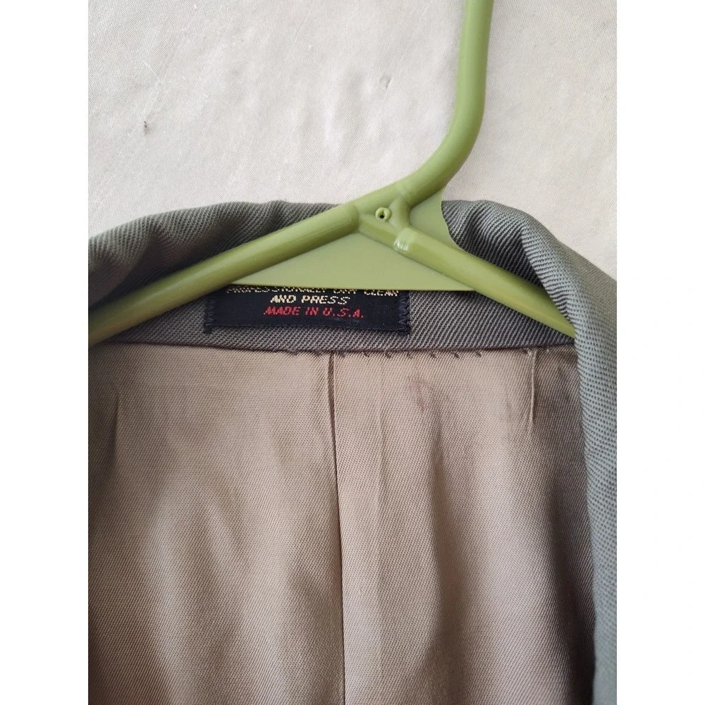 Robert Arnold Suit Jacket Olive Green - Picture 6 of 13